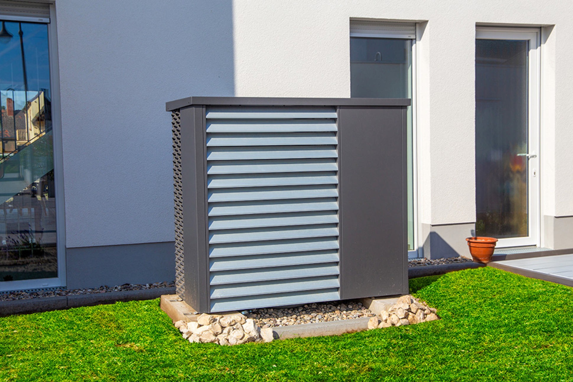 Wärme&shy;pumpen bei E-Works Nürnberg in Nürnberg