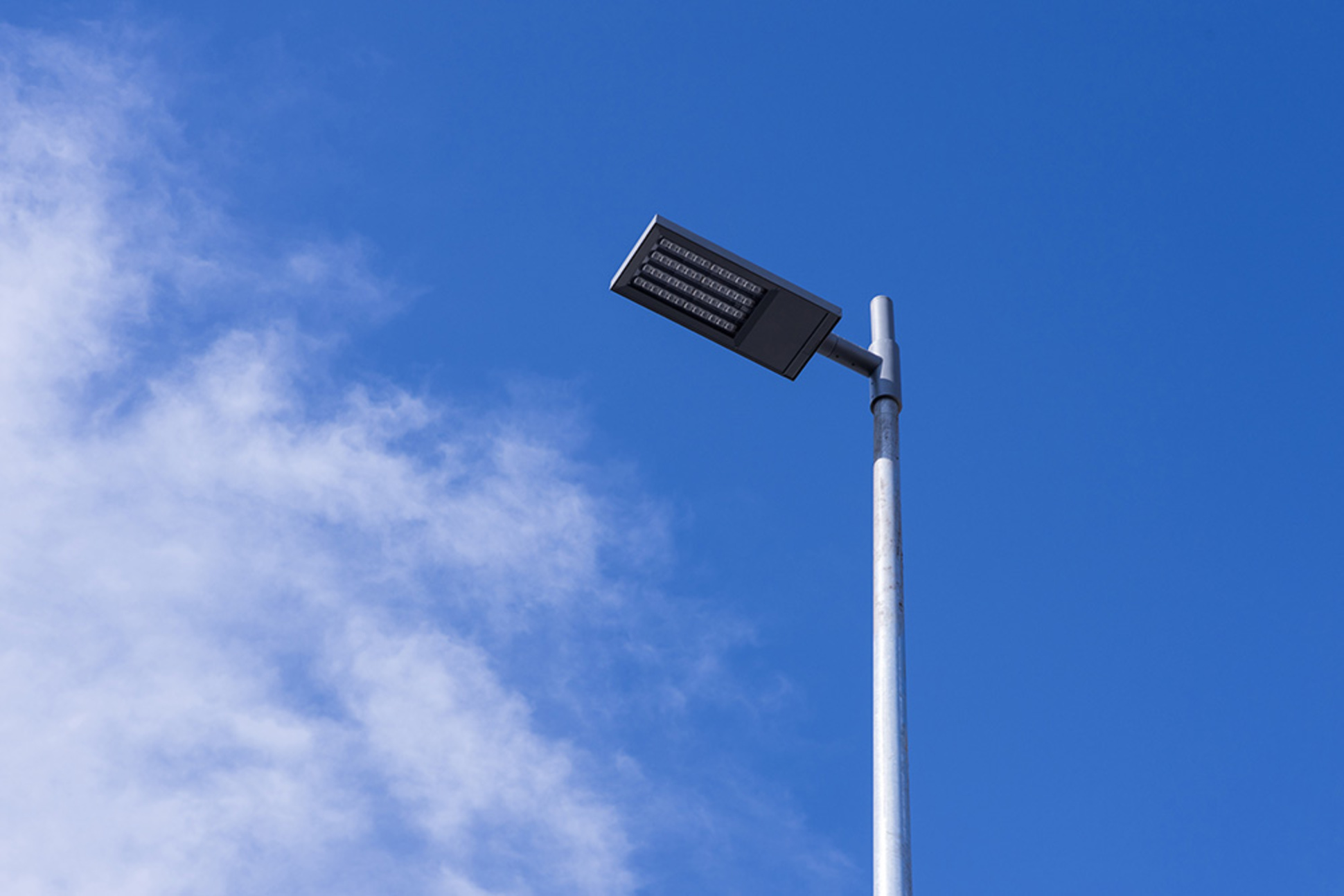 LED-Straßen­beleuchtung bei E-Works Nürnberg in Nürnberg